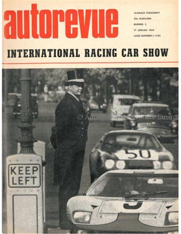 1969 AUTO REVUE MAGAZINE 02 NEDERLANDS, Nieuw, Author
