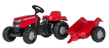 Rolly Toys Massey Ferguson traptrac van €142,99 voor €99,99, Ophalen of Verzenden, Nieuw