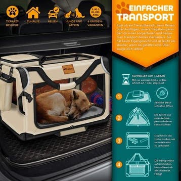 Opvouwbare transportbox - reisbench - maat 70 x 52 x 52 cm, Verzenden, Nieuw