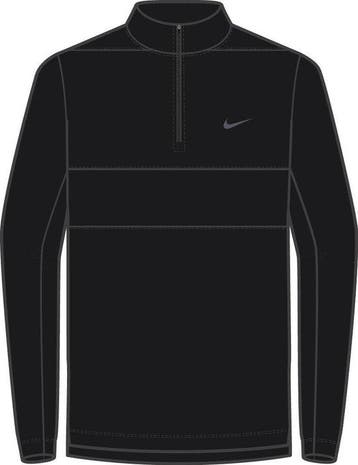 Nike Dry Essential Top Hz Midlayer Heren - Zwart/Zwart/Dark, Verzenden, Nieuw