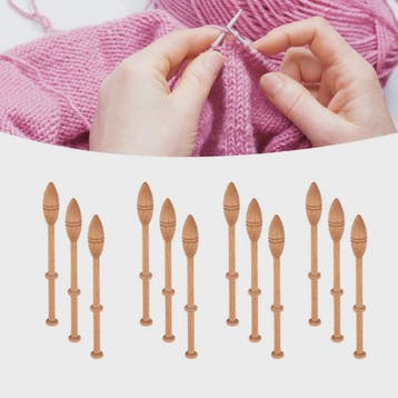 12x Houten Kantklosjes - Antiek & Ambachtelijk Handwerkgeree, Verzenden, Nieuw
