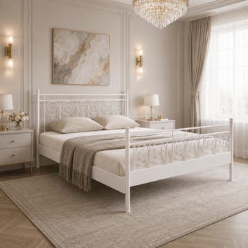 Van Schaik Toscane Metalen Bed - 160 x 200, Nieuw
