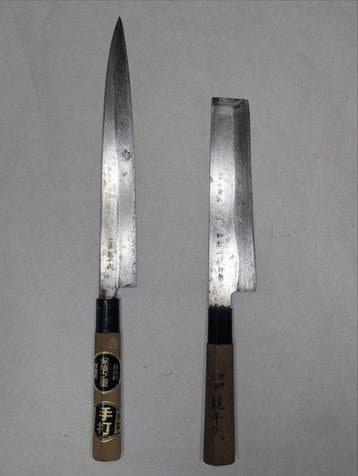 Keukenmes - Staal, Hout - Japan - Traditionele Japanse
