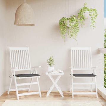 vidaXL Tuinstoelkussens 2 st 40x40x4 cm oxford stof, Verzenden, Nieuw