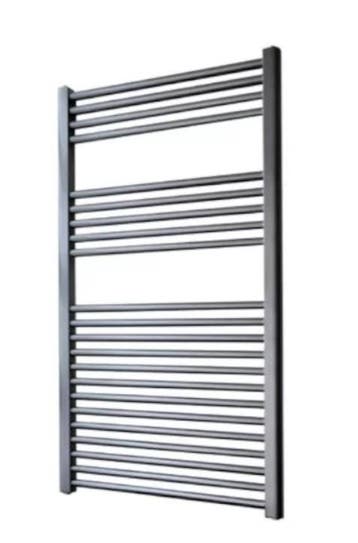 Radiator Sanicare Recht 111,8 x 45 cm Gunmetal, Ophalen of Verzenden, Nieuw, Rvs, Bad