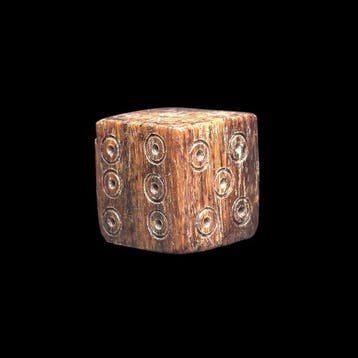 Oud-Romeins, Keizerrijk Been dobbelsteen - Ancient Roman