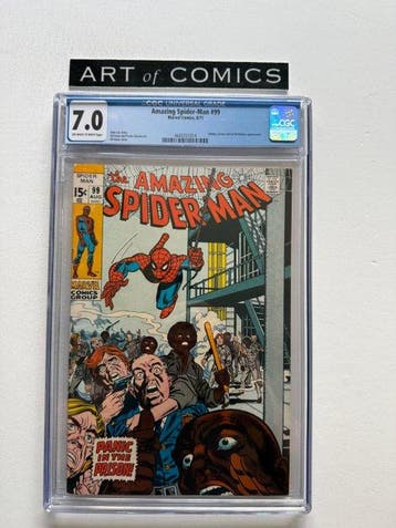 Amazing Spider-Man #99 - Johnny Carson Appearance - CGC 7.0, Nieuw