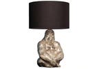 Tafellamp GORILLA 60 cm zilver zonder lampenkap - 41688, Ophalen of Verzenden, Nieuw