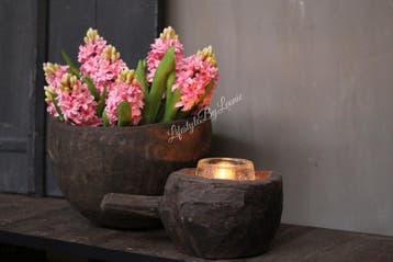Namaak bloeiende Hyacinth light pink 35 cm, Ophalen of Verzenden, Nieuw