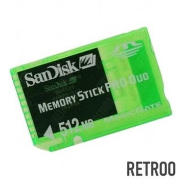 Sony Memory Stick Pro Duo 512MB MagicGate Groen, Spelcomputers en Games, Spelcomputers | Sony PSP, Ophalen of Verzenden, Zo goed als nieuw