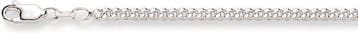 Silver Lining ketting - zilver - gourmet 3.0 mm - 50 cm, Verzenden, Nieuw