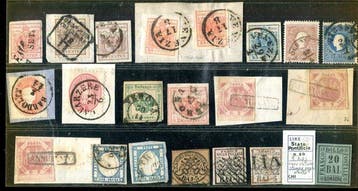 Italiaanse oude staten 1850/1864 - 18 waarden van de, Gestempeld