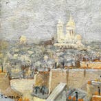 François Auguste Lindley (1861-1950) - Les toits de Paris et