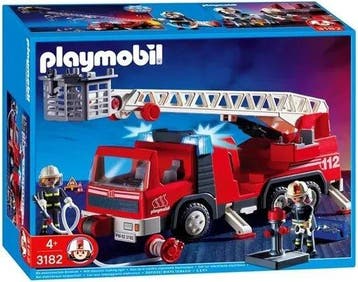 Playmobil Brandweer Ladderwagen – 3182 (Nieuw), Verzenden, Nieuw