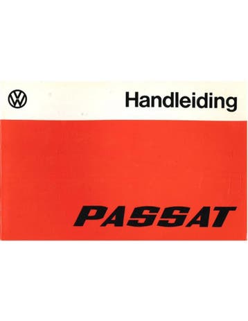 1975 VOLKSWAGEN PASSAT INSTRUCTIEBOEKJE NEDERLANDS, Auto diversen, Handleidingen en Instructieboekjes