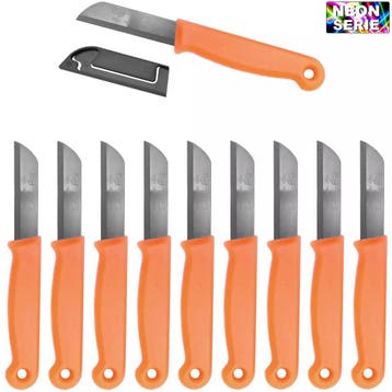 Solingen Schilmesje – RVS – Glad – 16 cm met Blade Cov, Ophalen of Verzenden, Nieuw, Rvs of Chroom