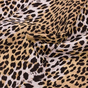 BA136 - Animalierstof met luipaardprint –