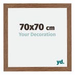 Fotolijst 70x70 cm - Eiken Rustiek - MDF - Mura, Huis en Inrichting, Woonaccessoires | Lijsten, Verzenden, Nieuw