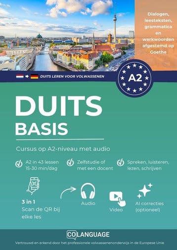 9791388253577 Duits leren A2 basis: cursus op A2-niveau m..., Verzenden, Nieuw, Colanguage Academy
