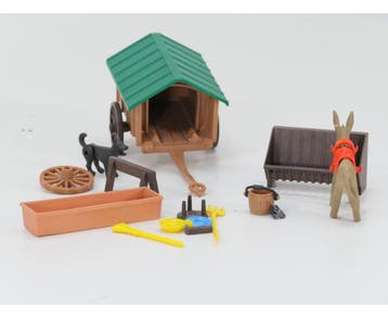 Playmobil 3412 Herder met kar 80% compleet #9586, Ophalen of Verzenden, Gebruikt