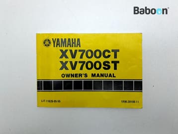Instructie Boek Yamaha XV 700 Virago 1984-1987 (XV700), Motoren, Onderdelen | Yamaha, Verzenden, Gebruikt