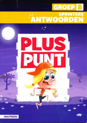 Pluspunt versie 4 antwoorden Werkboek Sprinters groep 8, Verzenden, Nieuw