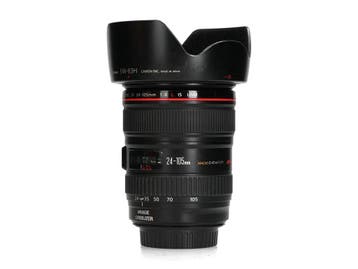Canon EF 24-105mm f/4 L IS USM - Zoomlens - 1 jaar garantie, Ophalen of Verzenden, Zo goed als nieuw