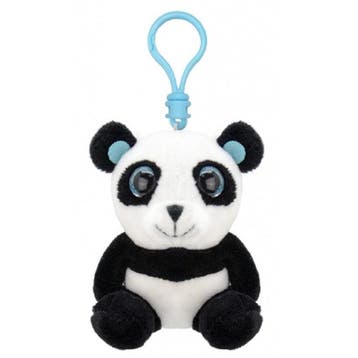 Wild Republic panda sleutelhanger - pluche - 9 cm - knuffel, Verzenden, Nieuw