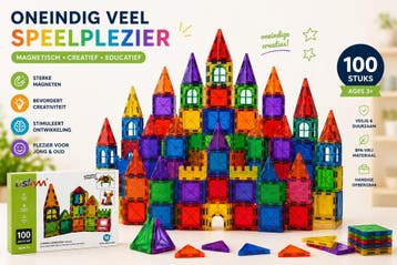 100 magnetische tegels, GRATIS verzending, nergens goedkoper, Verzenden, Nieuw