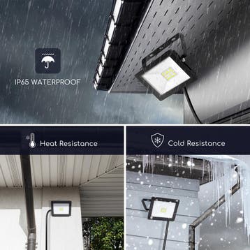 LED Breedstraler - Velvalux Glowlit - 30 Watt - Helder/Koud, Ophalen of Verzenden, Nieuw, Lamp met armatuur