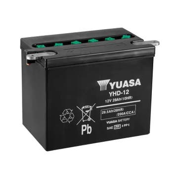 Yuasa motor accu YHD-12 12V conventioneel, Verzenden, Nieuw