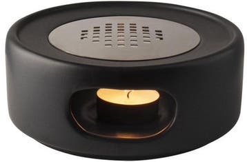 XEMM Rechaud - Warmhoudplaatje Theepot - Zwart met RVS, Ophalen of Verzenden, Zo goed als nieuw