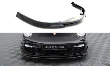 Voorspoiler Porsche 911 Turbo 997 Maxton Glans Zwart, Ophalen of Verzenden, Nieuw