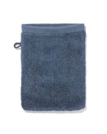 HEMA Washand hotelkwaliteit extra zacht middenblauw, Verzenden, Nieuw
