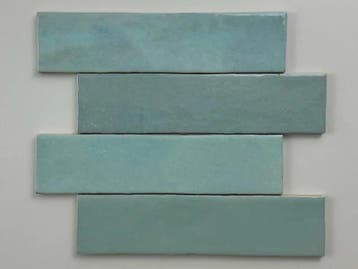 Wandtegel Turquoise 6x24,6cm (Muurtegels, Afbouwmaterialen), Nieuw, 20 tot 40 cm, 10 m² of meer, Wandtegels