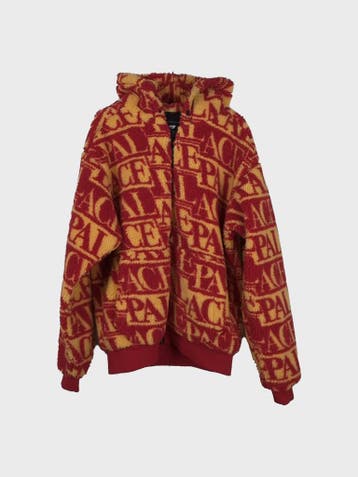 Palace Fleecejas Heren maat M Red/Yellow, Palace, Overige kleuren, Maat 48/50 (M), Ophalen of Verzenden