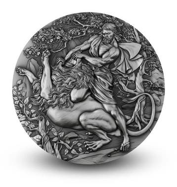 Niue. 5 Dollars 2023 – Samson – 2 oz Silver coin – Ag .999 –