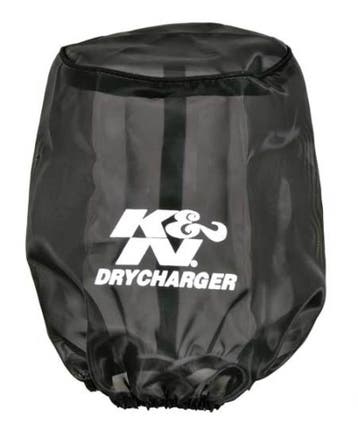K&N Drycharger Air Filter Wrap Round Tapered Black 5.375in, Ophalen of Verzenden