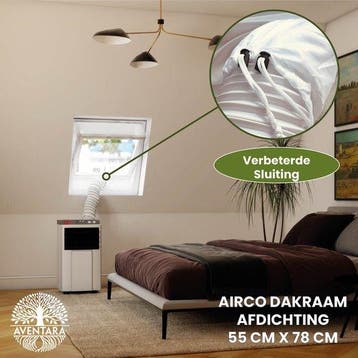 Airco Dakraam Afdichting - 55 x 78 cm – 2 Jaar Garantie - Ge, Verzenden, Nieuw