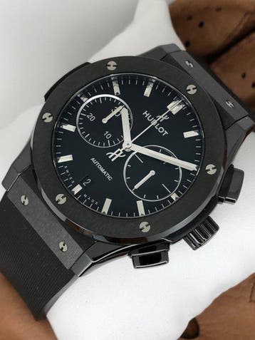 Hublot - Classic Fusion Black Magic Chronograph Automatic -, Sieraden, Tassen en Uiterlijk, Horloges | Heren, Nieuw