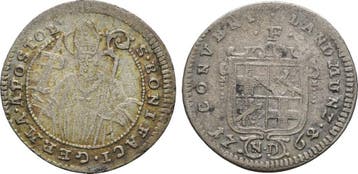 Groschen 1762 Fulda Bistum Heinrich Viii v Bibra 1759-1788, Verzenden