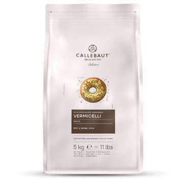 Callebaut Chocolade Vermicelli Melk 5kg, Verzenden, Nieuw