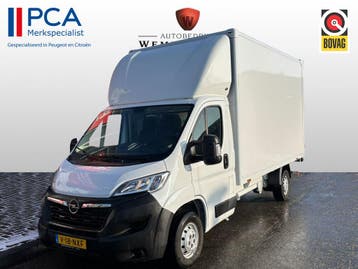 Opel Movano 2.2 HDI 140PK Meubelbak met Laadklep, Stof, Gebruikt, Zwart, Wit