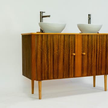 Badkamermeubel | Morris Of Glasgow | Vintage | Teak |  4210, Minder dan 50 cm, 75 cm of meer, Ophalen of Verzenden, Zo goed als nieuw