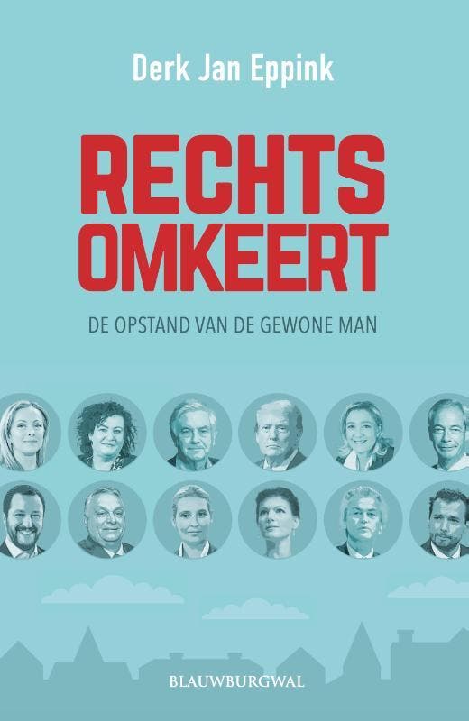 Rechtsomkeert | Derk Jan Eppink | Nieuw, Boeken, Hobby en Vrije tijd, Nieuw, Ophalen of Verzenden
