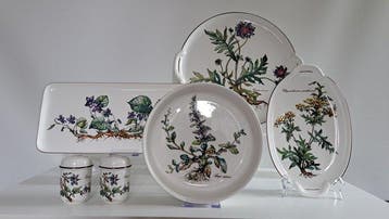 Villeroy & Boch - Waiter (6) - Botanica - Porselein -, Antiek en Kunst