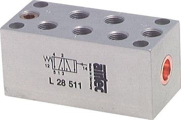 5/2 M5 Luchtgestuurd Ventiel 0-10bar/0-140psi Airtec, Verzenden, Nieuw