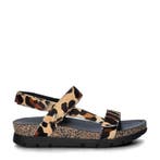Panama Jack Selma Leopard sleehak voor dames in het Bruin, Bruin, Verzenden, Nieuw, Sandalen of Muiltjes