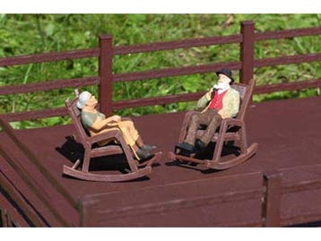 PIKO 62295 Schaukelstuhl-Set (2 Stück) (Scenery, grootspoor, Ophalen of Verzenden, Nieuw