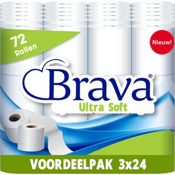 Voordeelverpakking: 72 Rollen - Ultra Soft Toiletpapier -, Ophalen of Verzenden